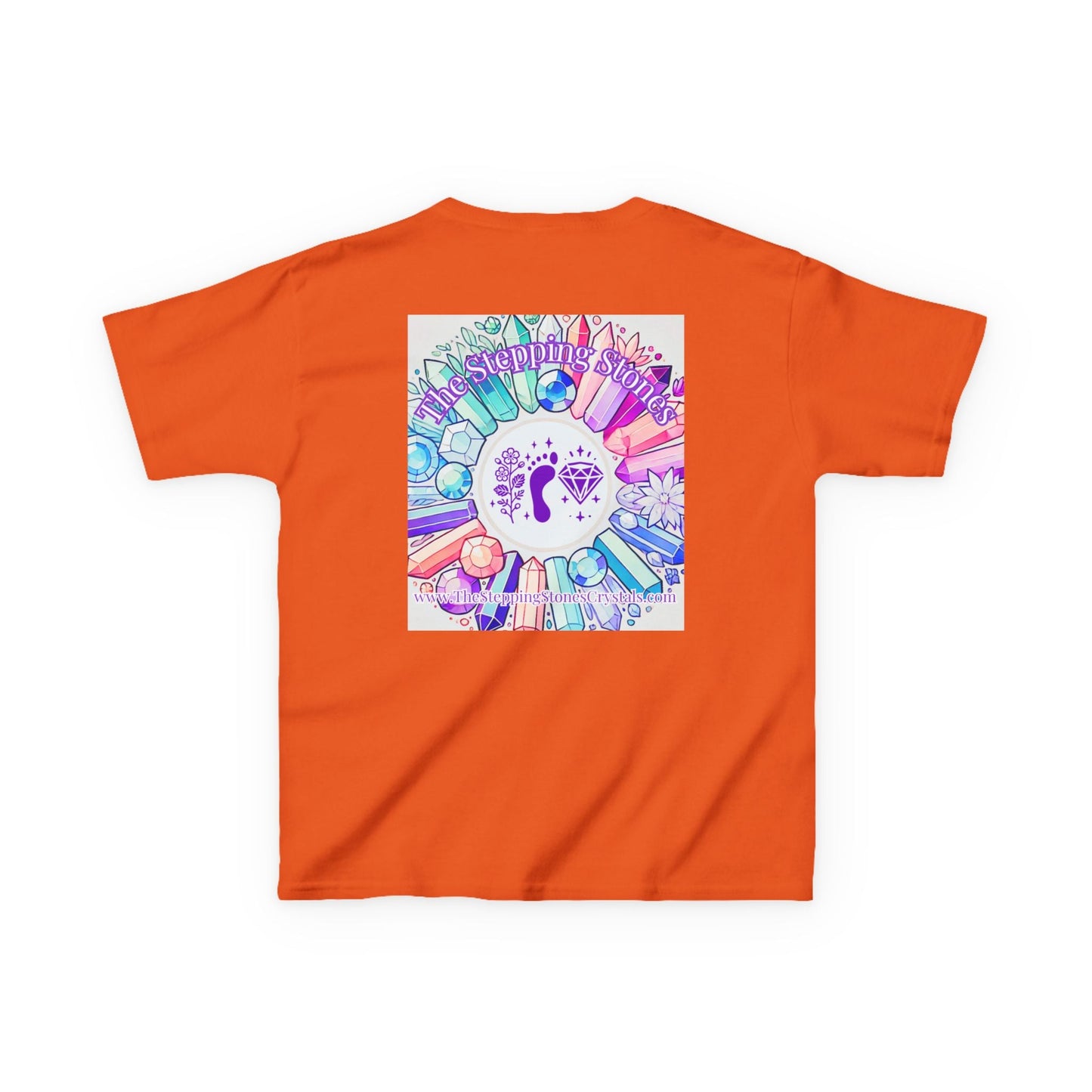 Kids TShirt 'I'm Just Here for Good Vibes and Pretty Rocks'