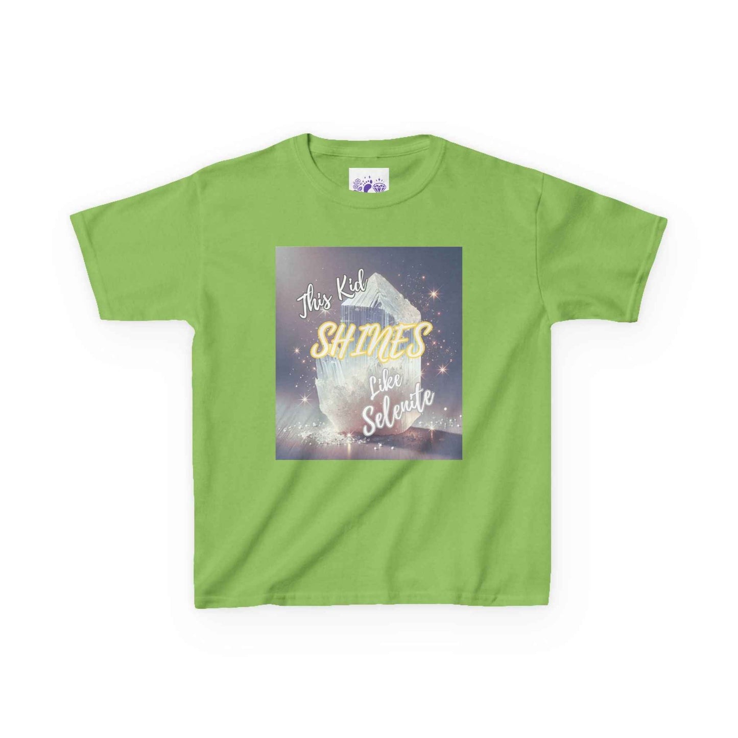 Kids TShirt 'This Kid Shines Like Selenite'