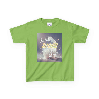 Kids TShirt 'This Kid Shines Like Selenite'