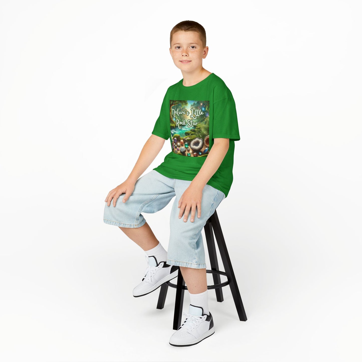 Kids TShirt 'Nature's Little Rock Star'