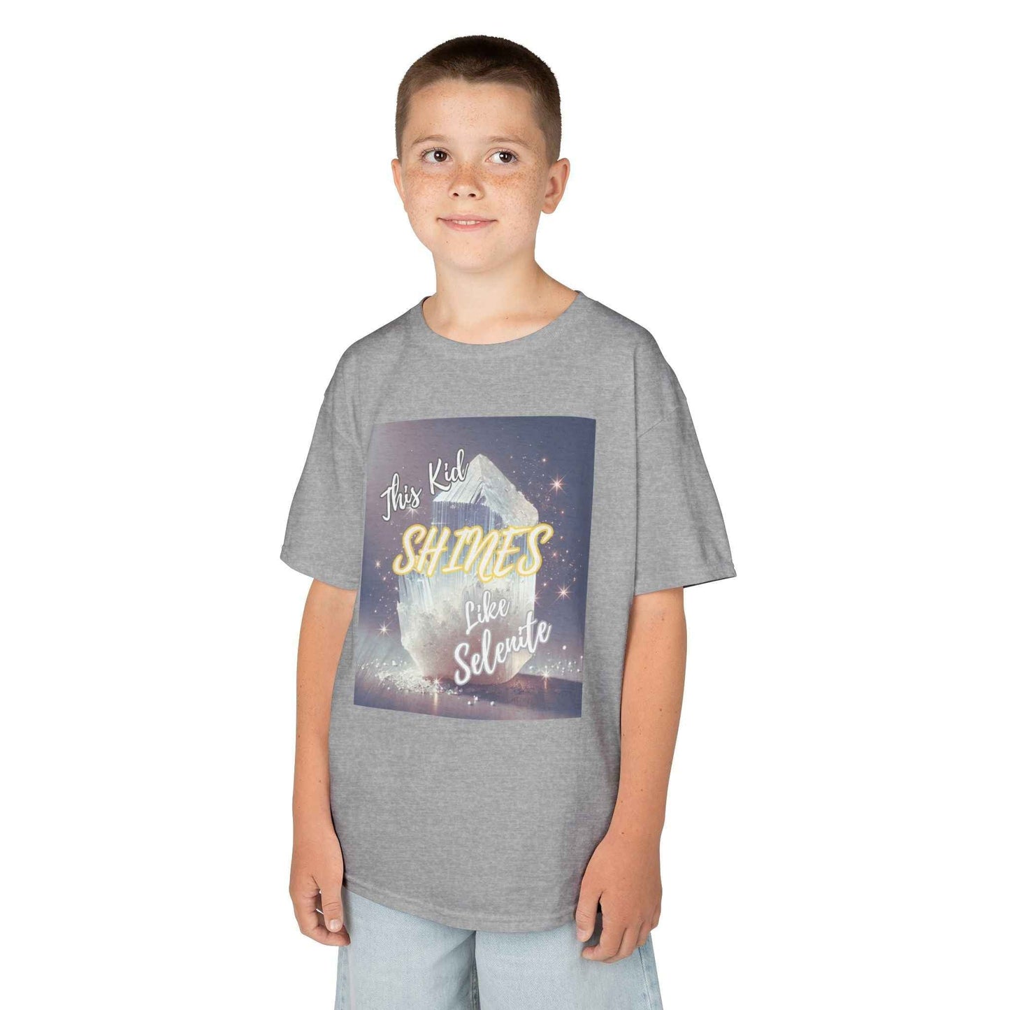 Kids TShirt 'This Kid Shines Like Selenite'