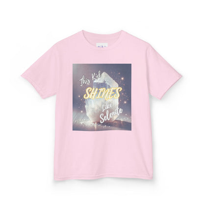 Kids TShirt 'This Kid Shines Like Selenite'