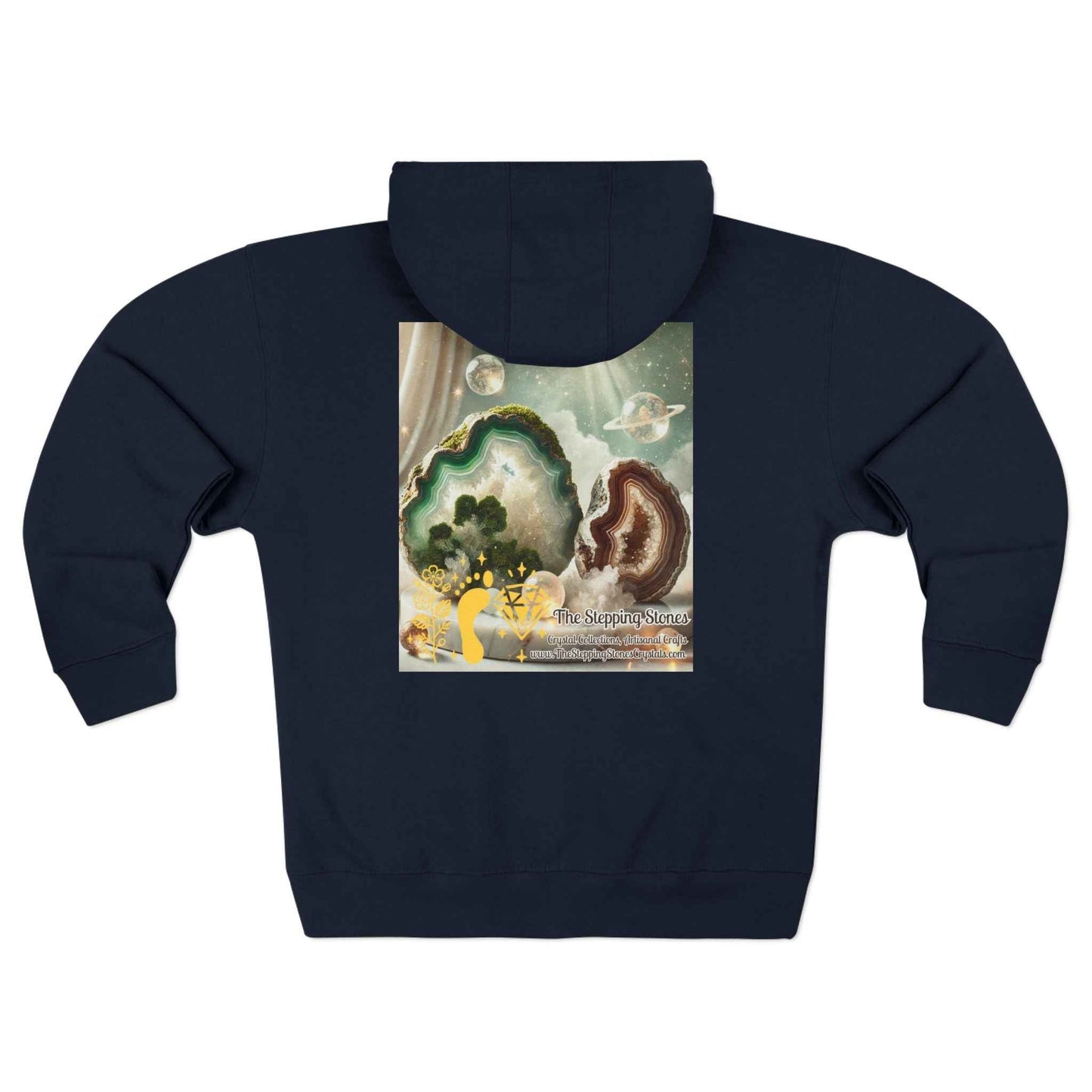 Warm Geode Zipped Hooded Sweater