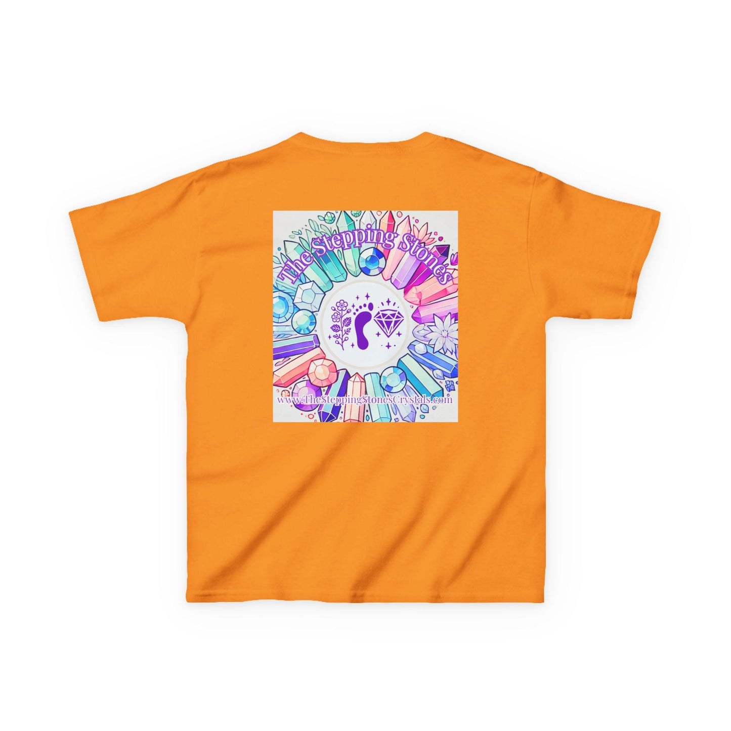 Kids TShirt 'Manifesting Snacks, Crystals, and Good Energy'
