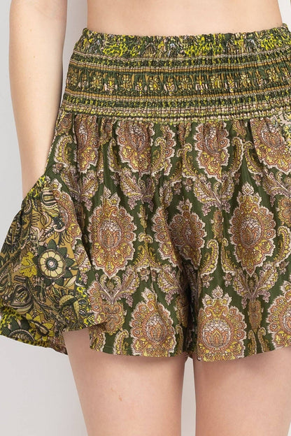 *Pocket Ruffle Floaty Shorts