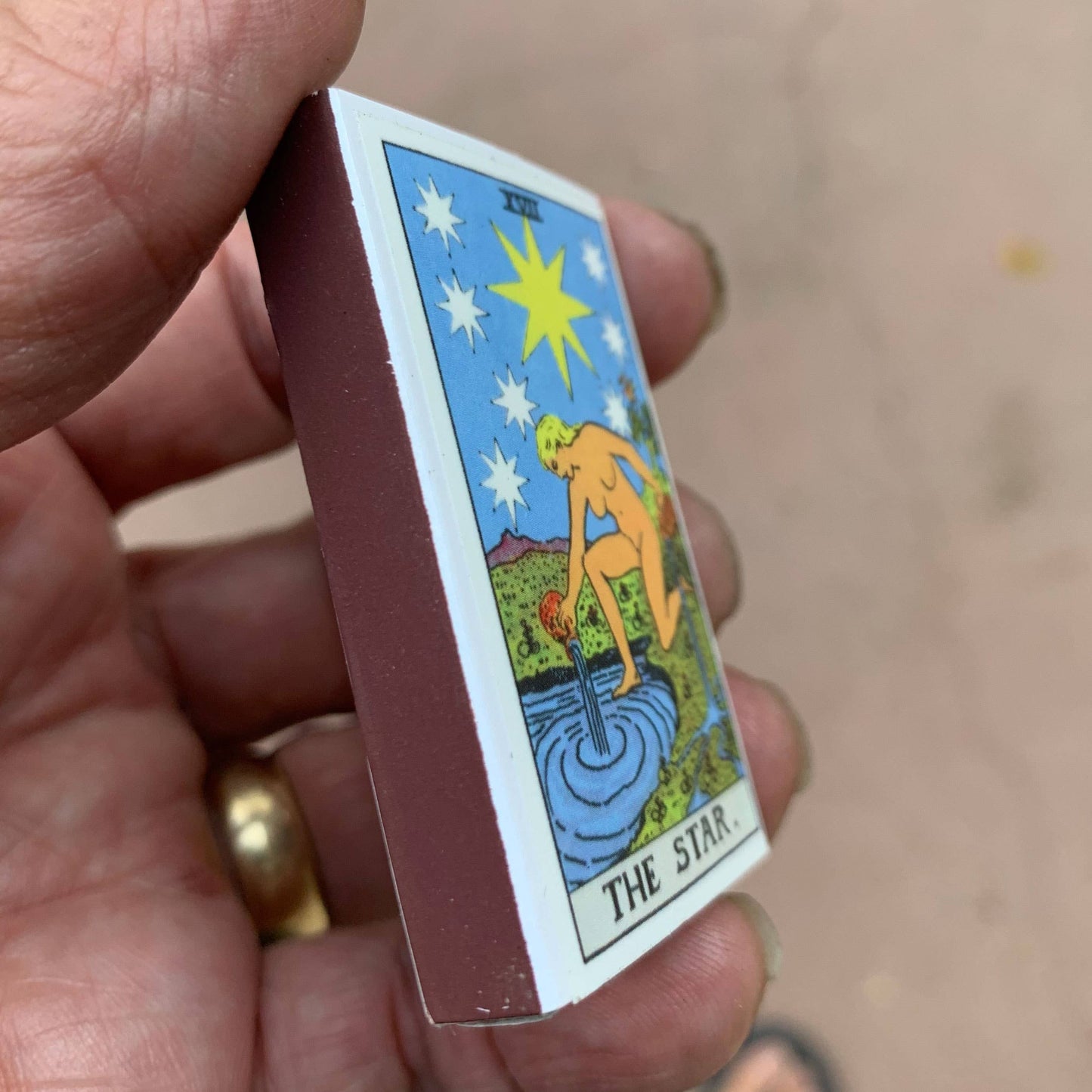 *Tarot Matchbox - The Star • Accessories for your Candles