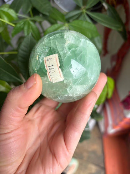 Fluorite sphere