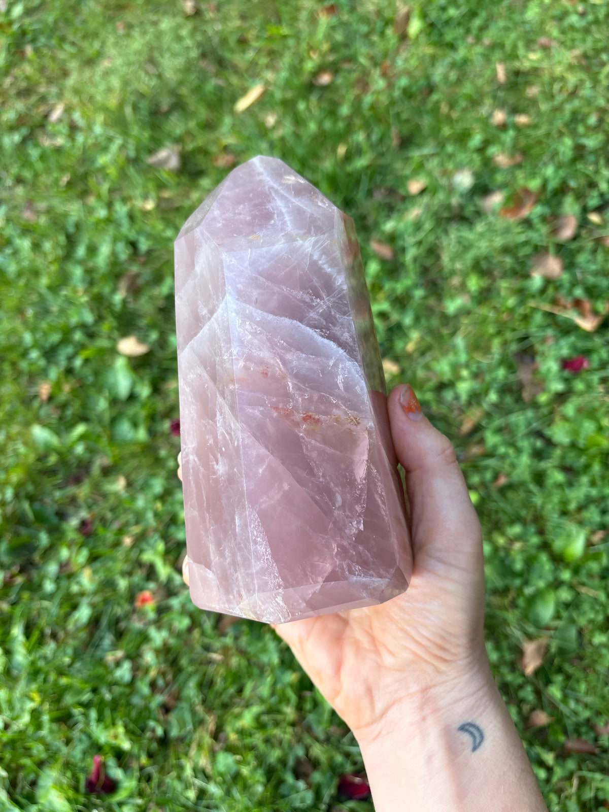 Rose Quartz High Quality Tower for Self Love & Healing