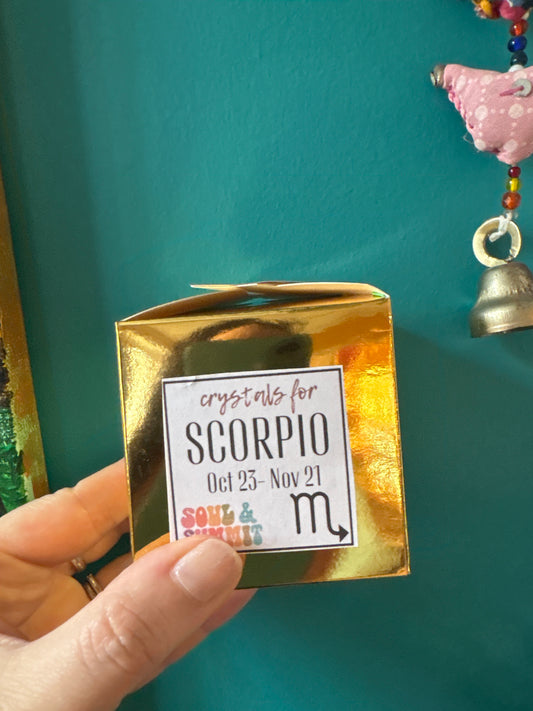 *Scorpio Crystal Box