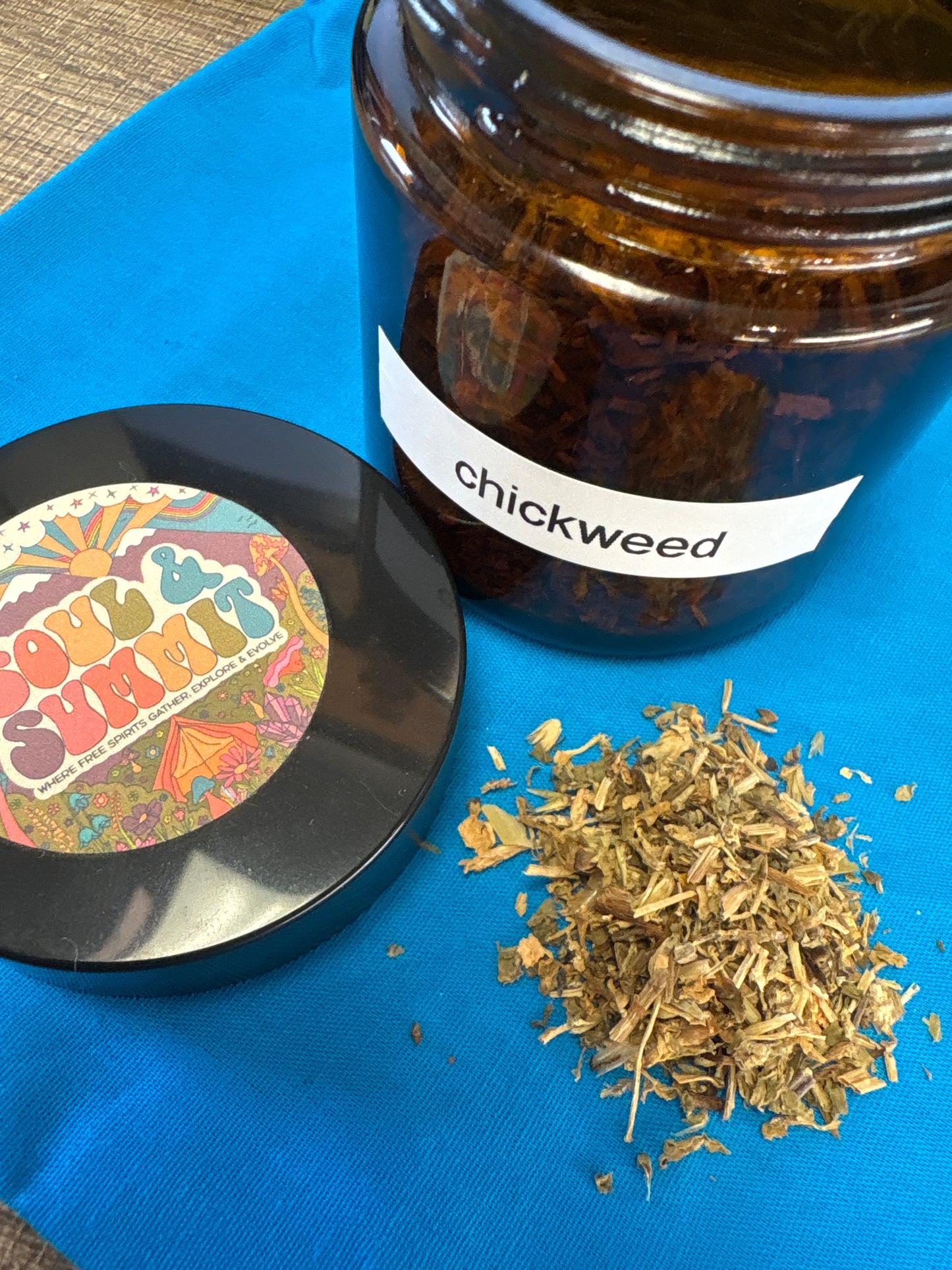 Apothecary Herbs in Glass Jar