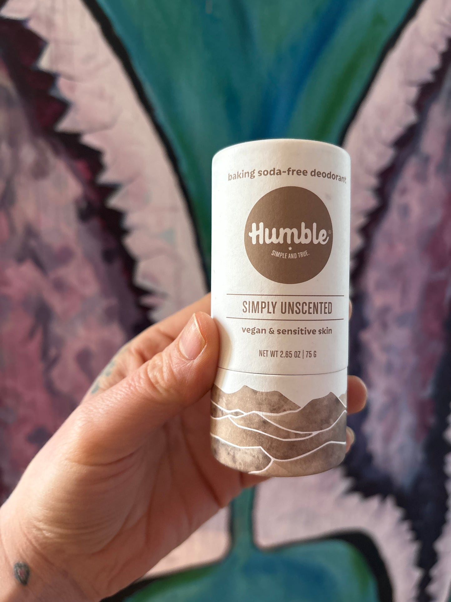 Simply unscented deodorant