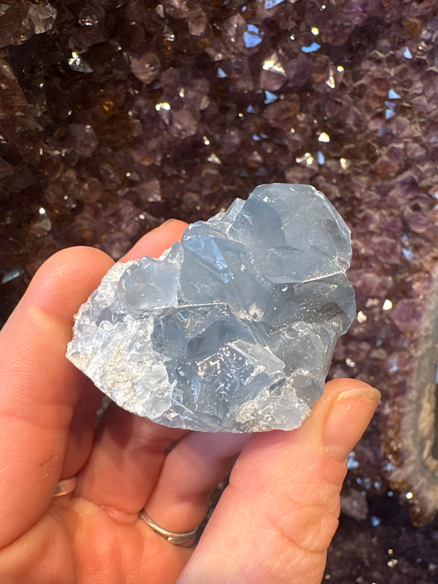 Raw Celestite Cluster 1-2 inch