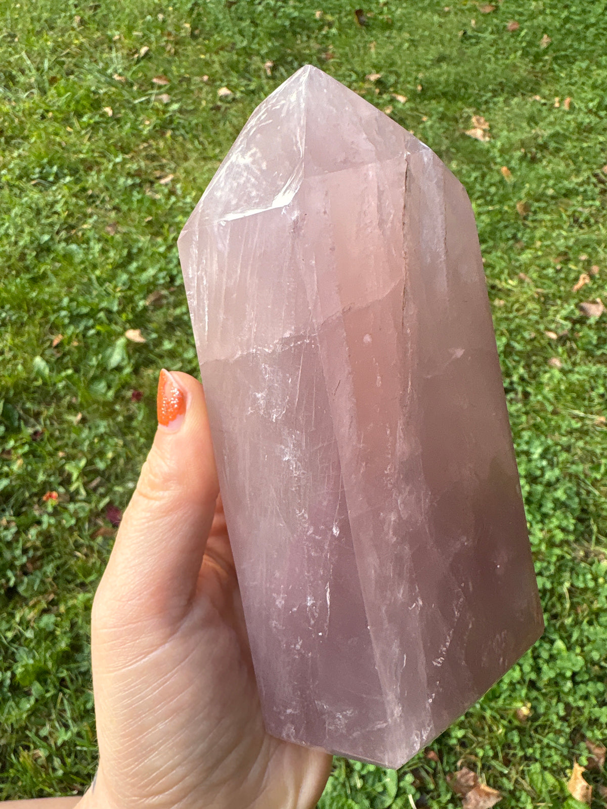 Rose Quartz High Quality Gemmy Tower