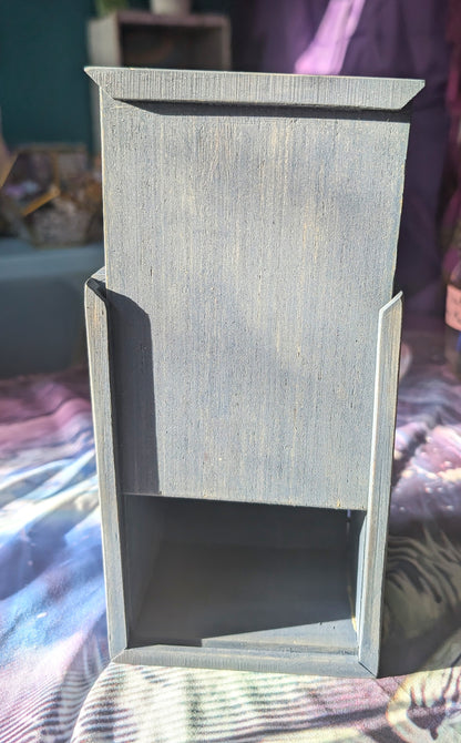 Tarot Raider Handcrafted Tarot & Oracle Card Box – Blue Finish (Small) Solid