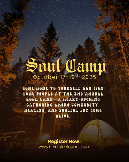 Soul Camp 2025 family-friendly spiritual camping retreat under starry sky at Worthington State Forest October 17-19