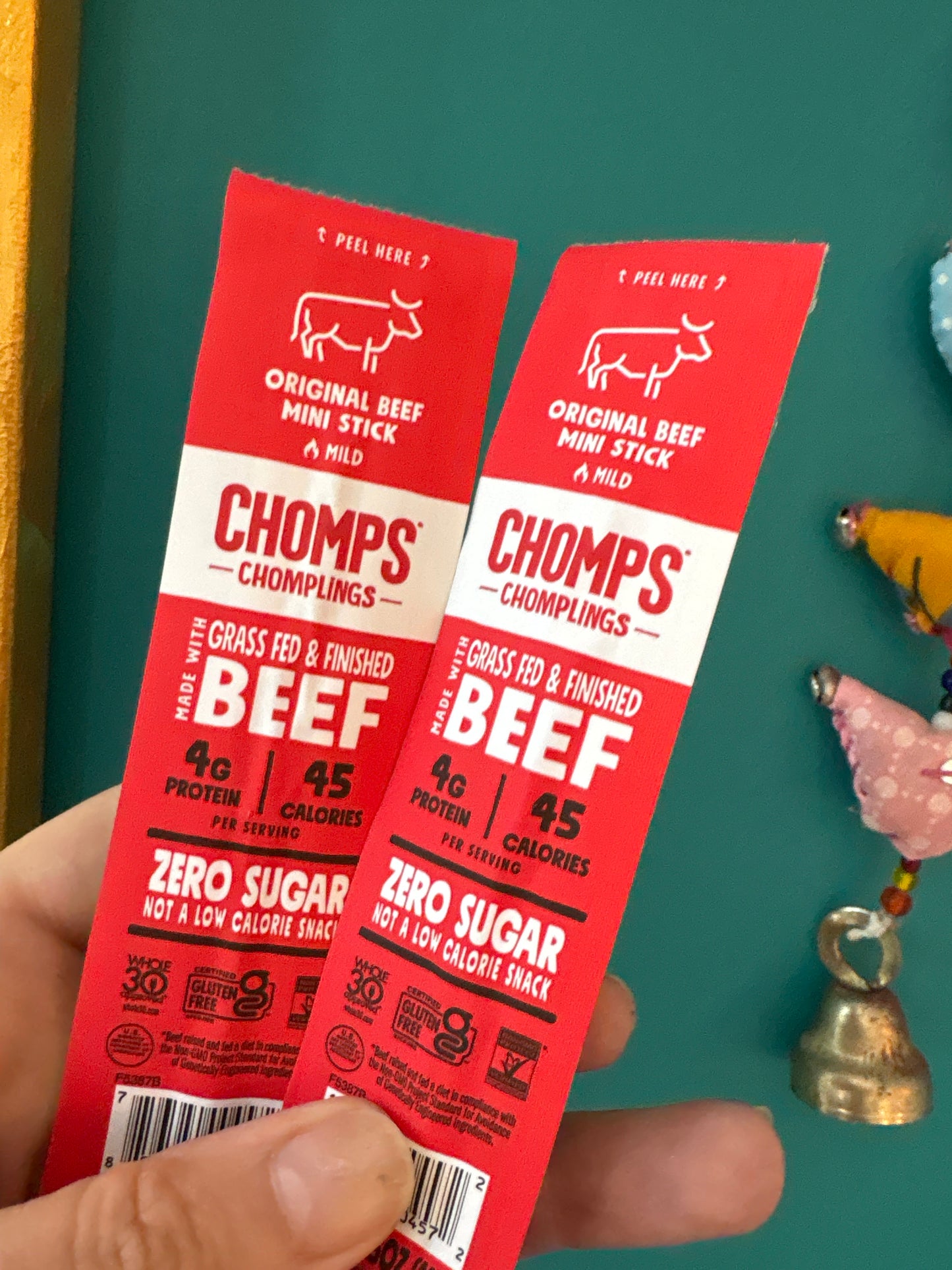 Chomps Grass Fed Beef Sticks