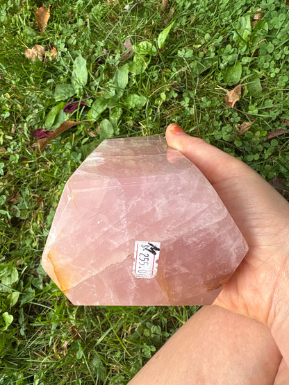 Rose Quartz High Quality Gemmy Tower
