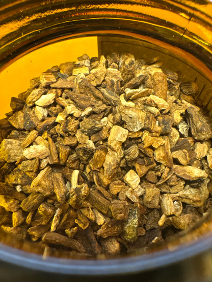 Apothecary Herbs in Glass Jar