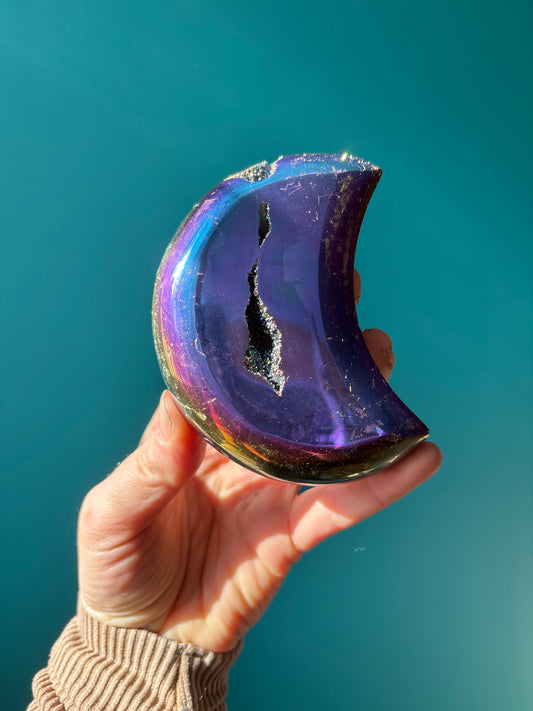 *Moon druzy aura