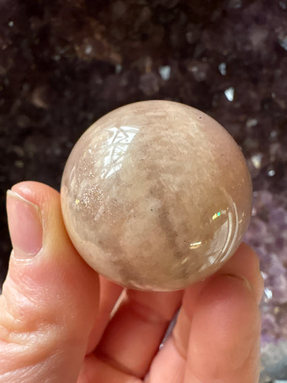 Sphere Peach Moonstone