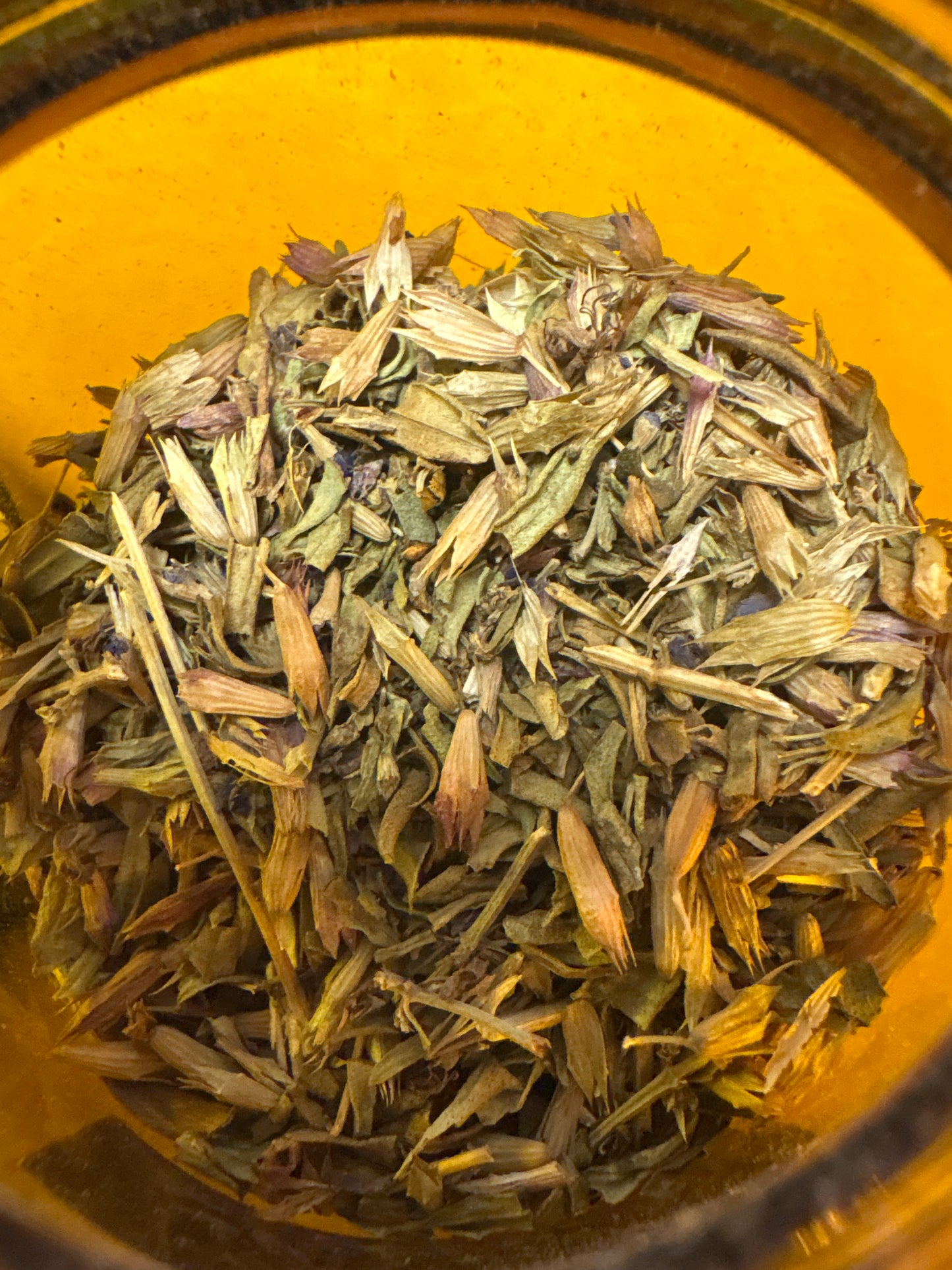 Apothecary Herbs in Glass Jar