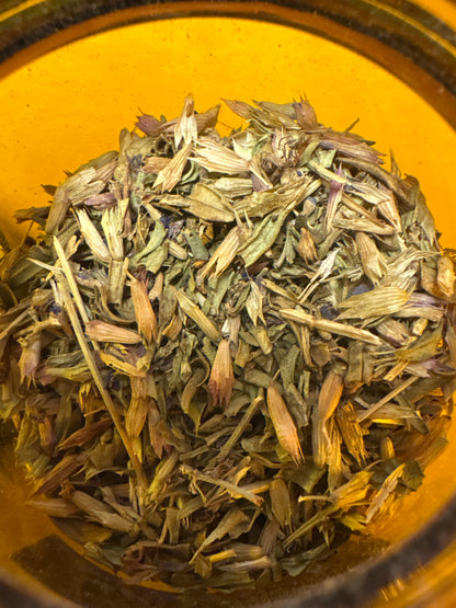 Apothecary Herbs in Glass Jar