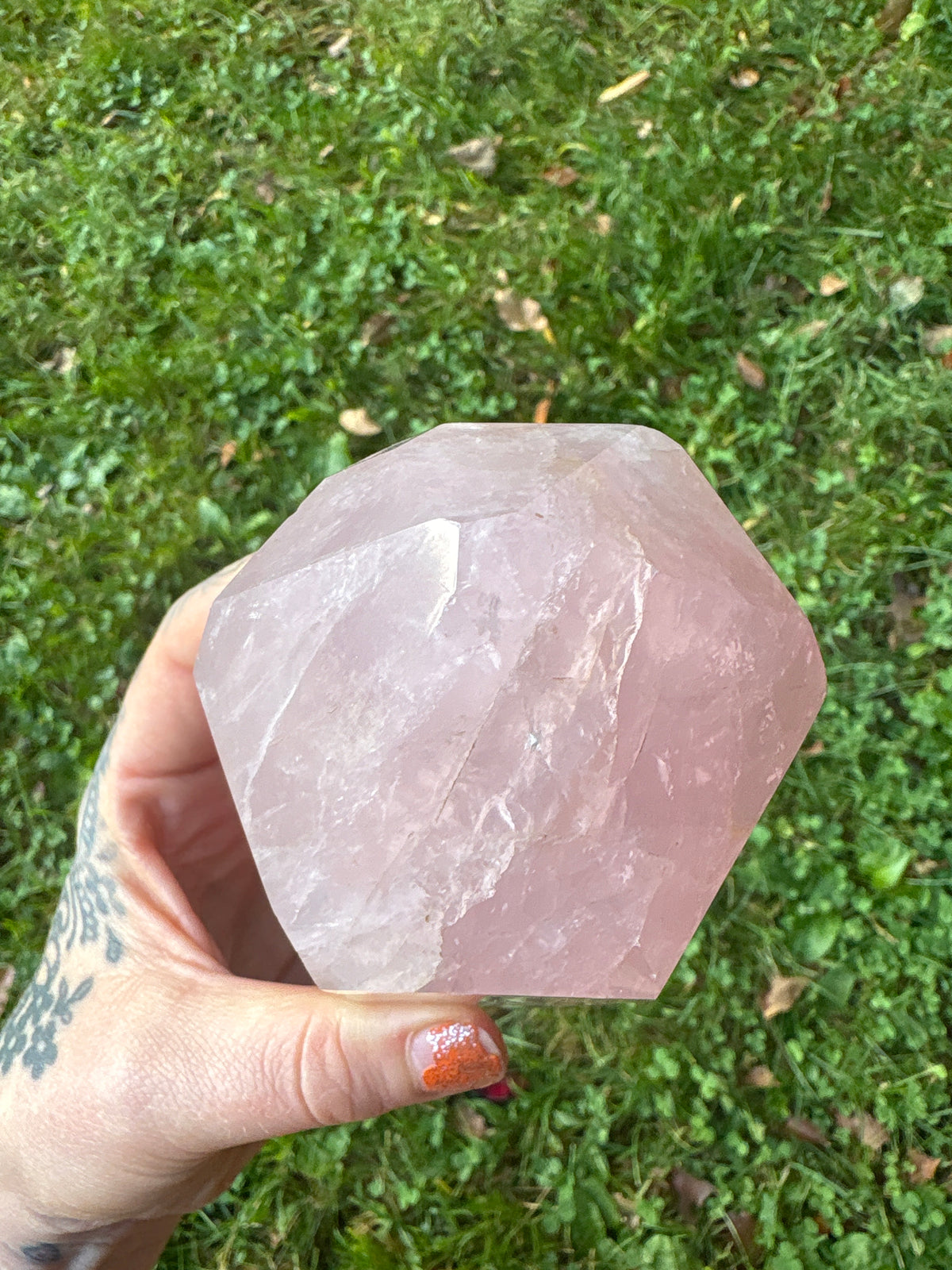 Rose Quartz High Quality Gemmy Tower