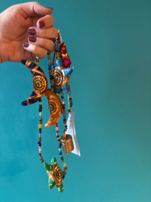 *Multi colored garland with moon and stars