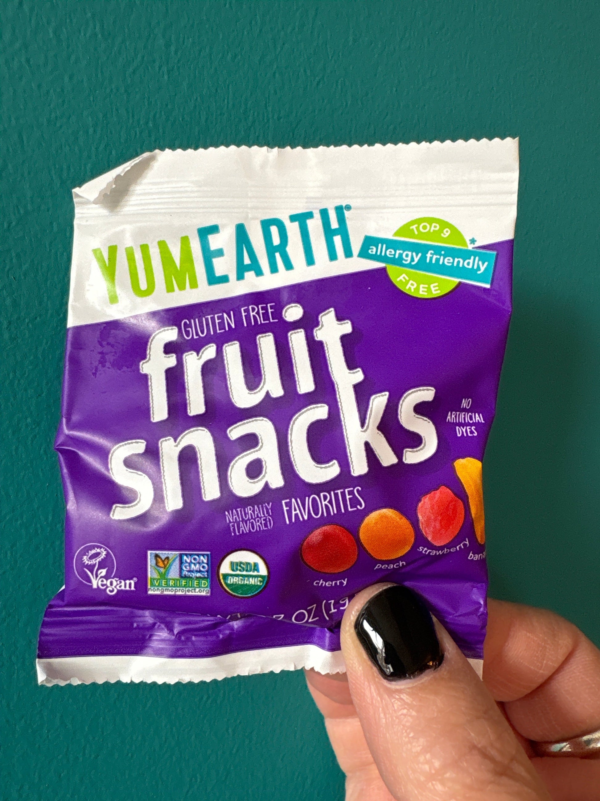 YumEarth fruit snacks gluten free allergy friendly vegan organic pack