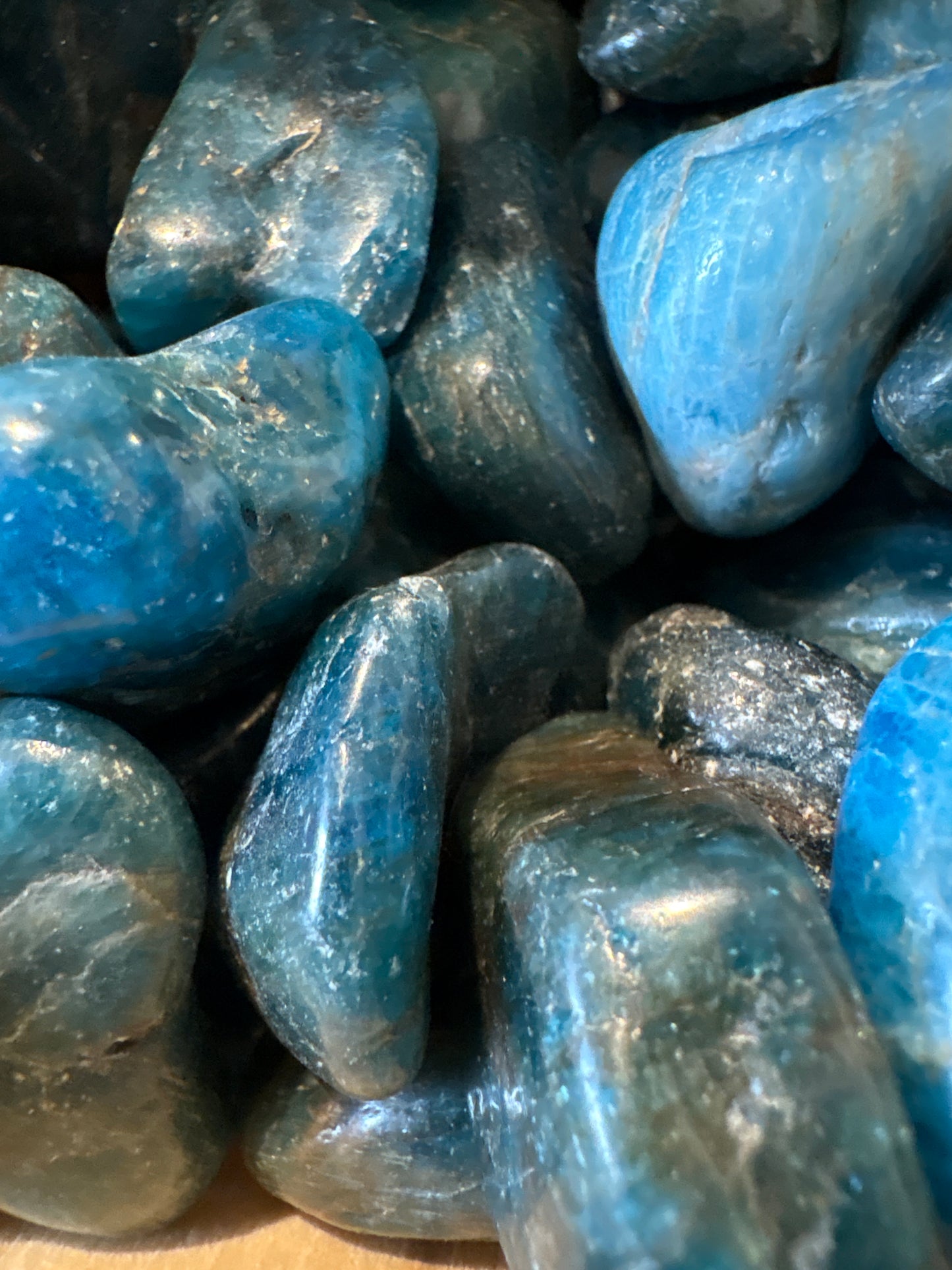Blue Apatite Tumble
