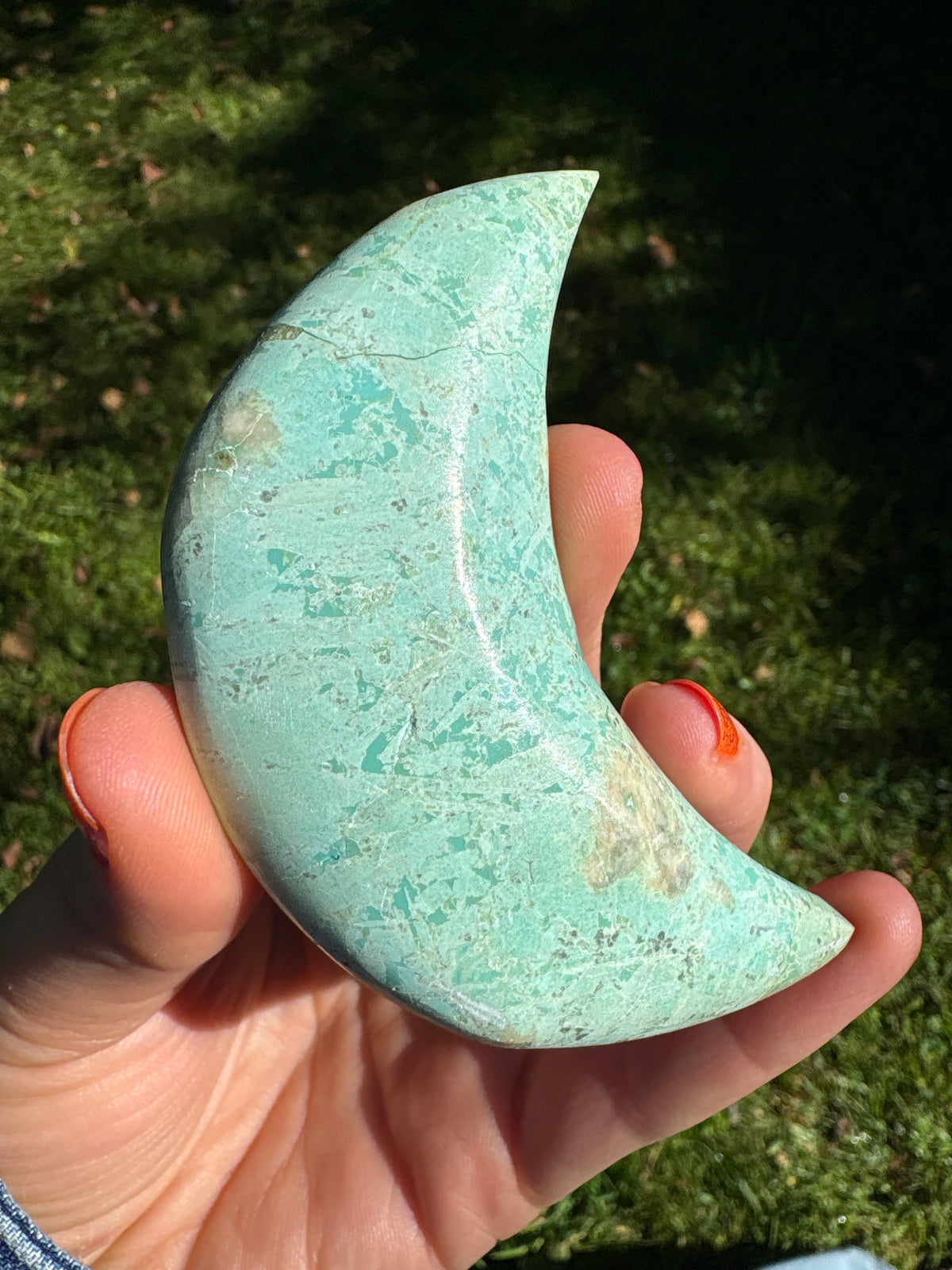 Turquoise Moon Crystal- Protection, Healing & Intuition