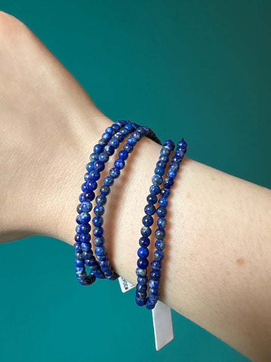 *Bracelet Lapis 4 mm