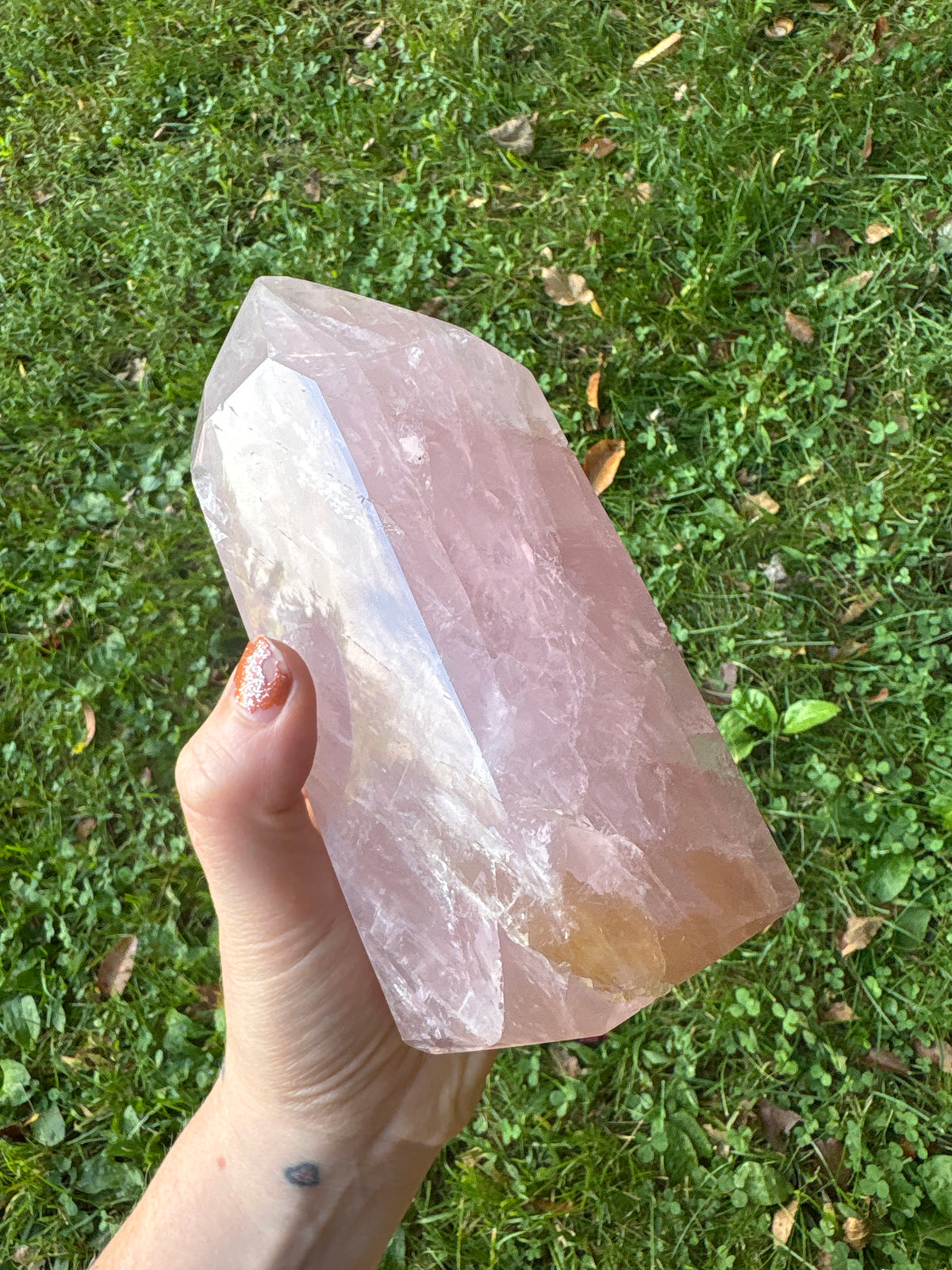 Rose Quartz High Quality Gemmy Tower