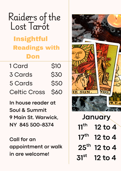 Don the Tarot Raider Reader