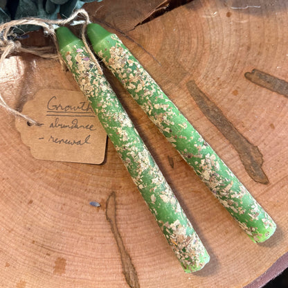 Hand-rolled Herb Spell candles