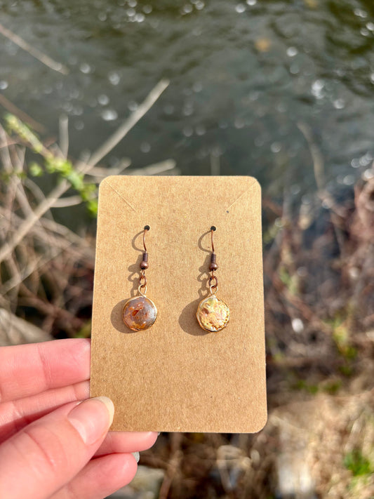 Black Lipped Oyster Pearl Earrings