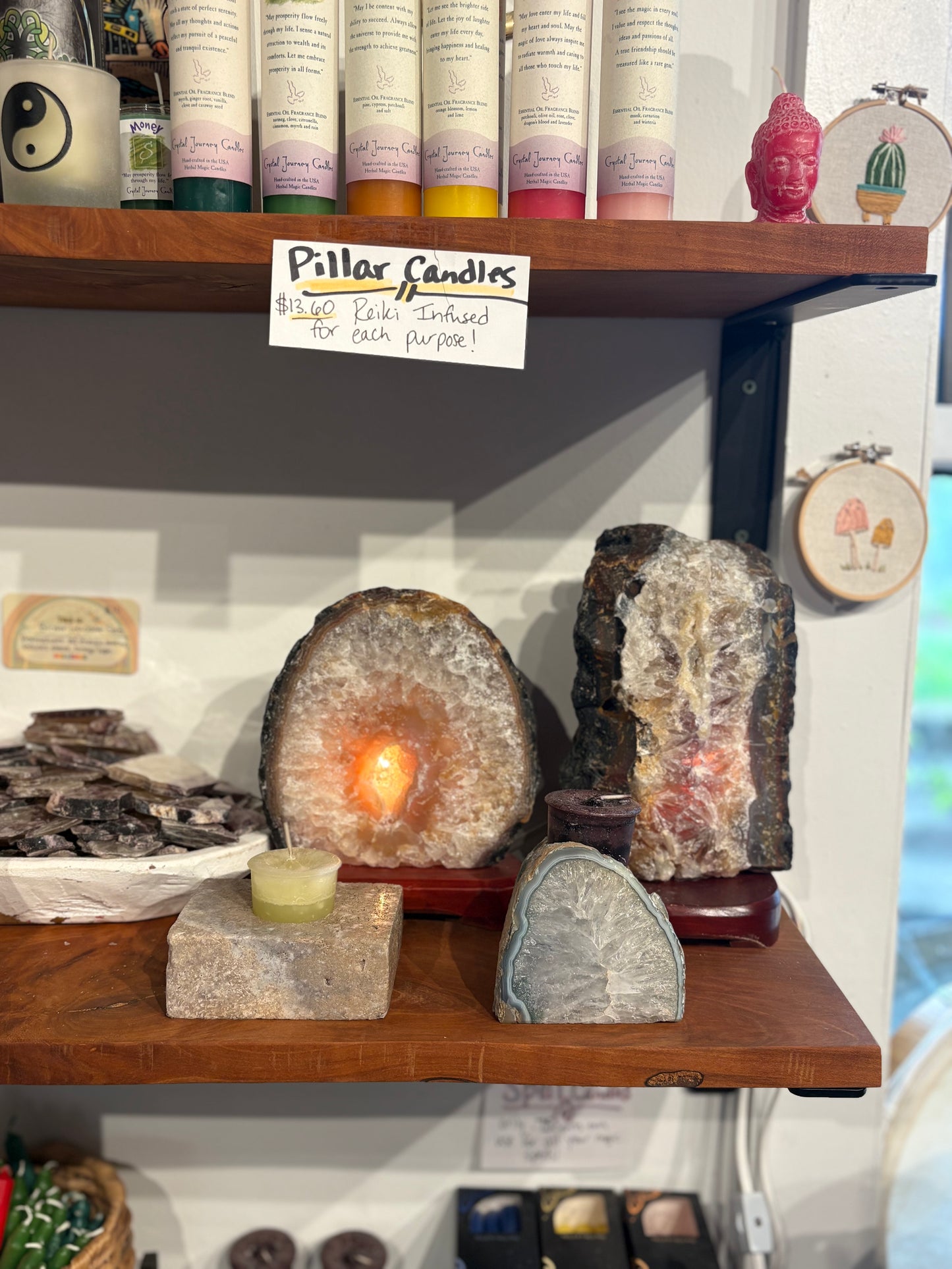 Raw Red Agate Lamp