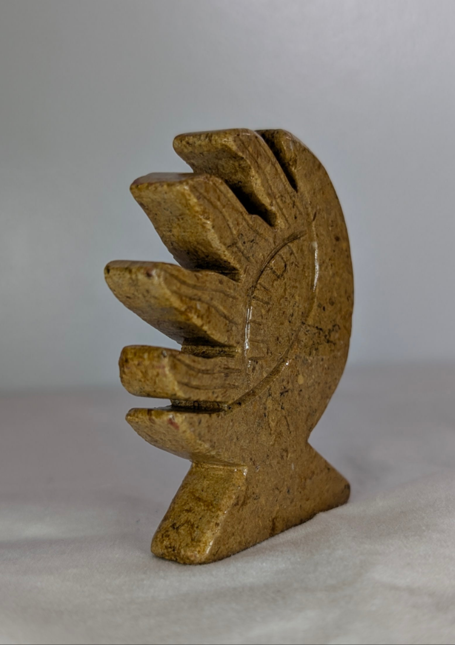 Yellow Jasper 1/2 Moon, 1/2 Sun