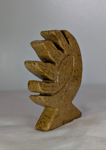 Yellow Jasper 1/2 Moon, 1/2 Sun