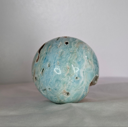 Blue Aragonite Sphere (Large)