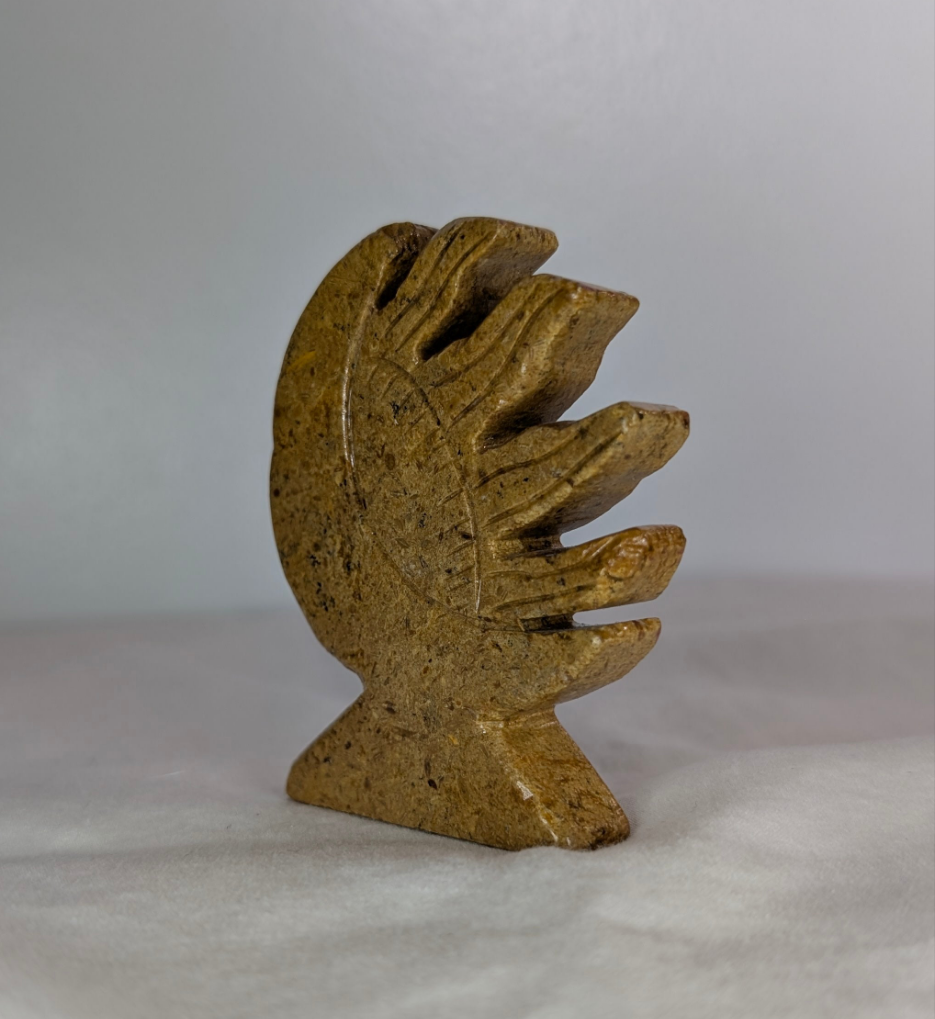 Yellow Jasper 1/2 Moon, 1/2 Sun