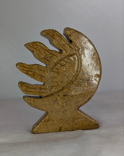 Yellow Jasper 1/2 Moon, 1/2 Sun