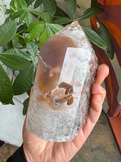 Amethyst Druzy Polished Tower