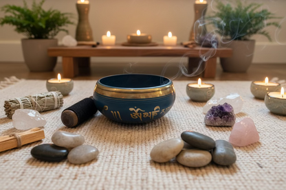 Hand Painted Singing Bowl From Nepal