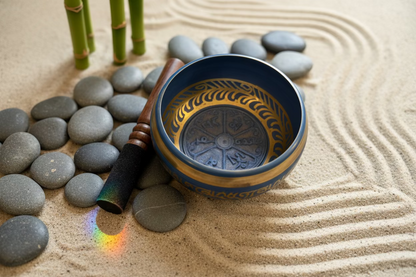 Hand Painted Singing Bowl From Nepal