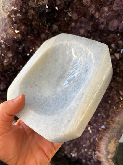 Blue Calcite Bowl