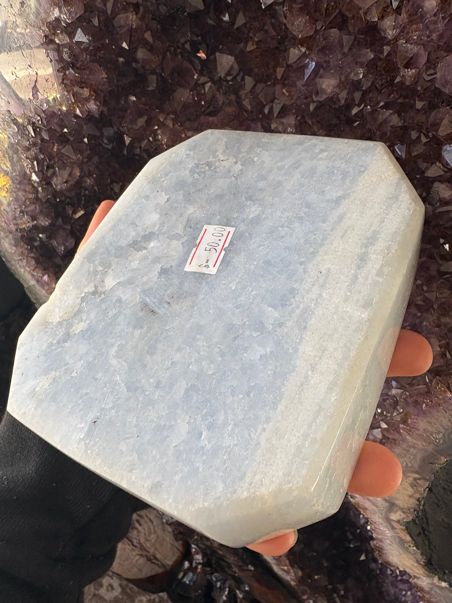 Blue Calcite Bowl
