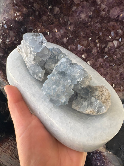 Blue Calcite Bowl