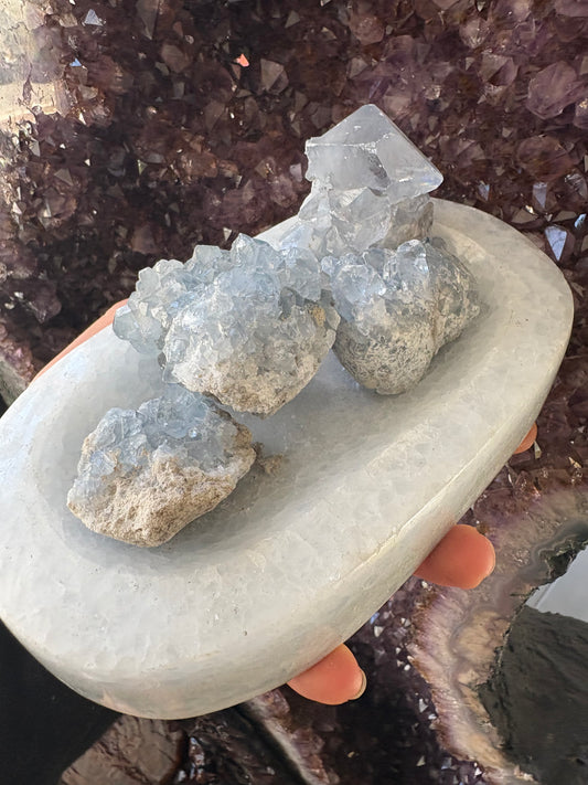 Blue Calcite Bowl