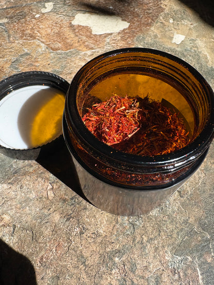 Apothecary Herbs in Glass Jar